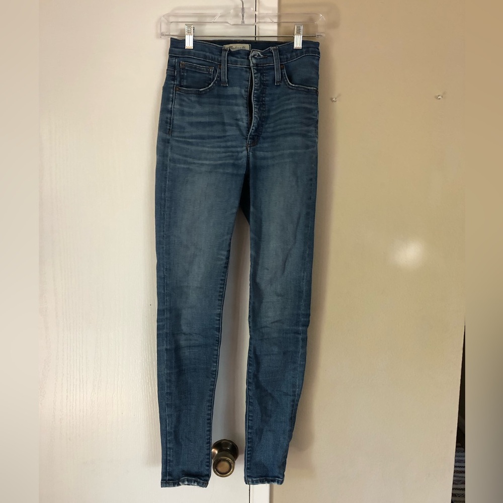 11” High waist skinny jeans